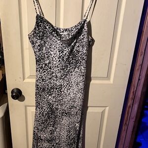 Calvin Klein Black and White Maxi Dress